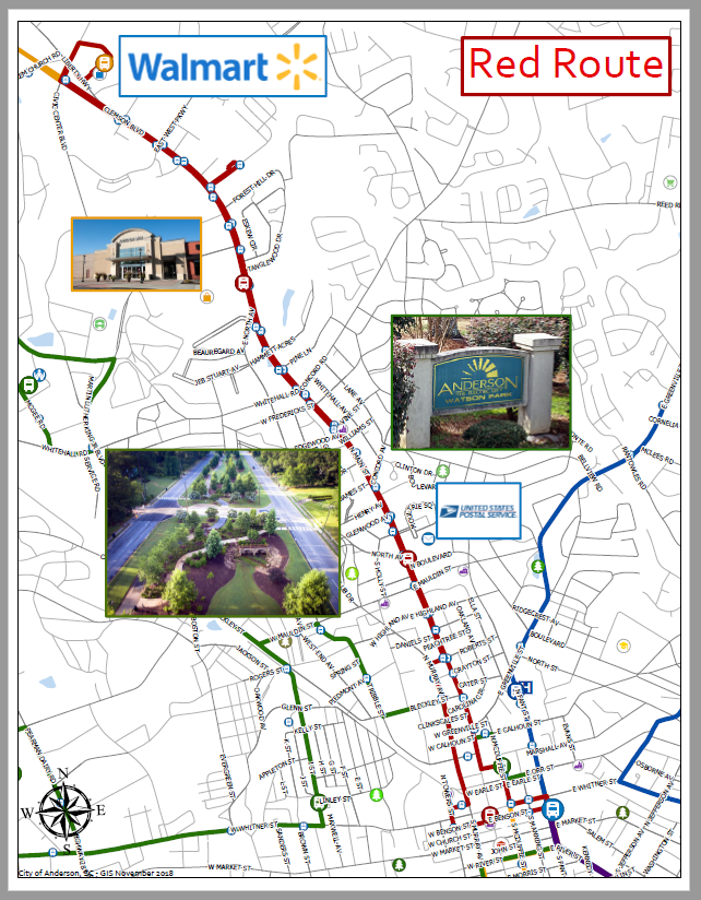 City Of Anderson Sc Zoning Map City Of Anderson, Sc - Gis Department